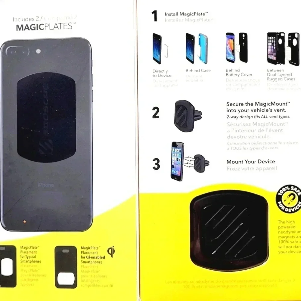 Scosche magicMOUNT vent Magnetic Car Vent‎ Mount for Mobile Devices New in Box